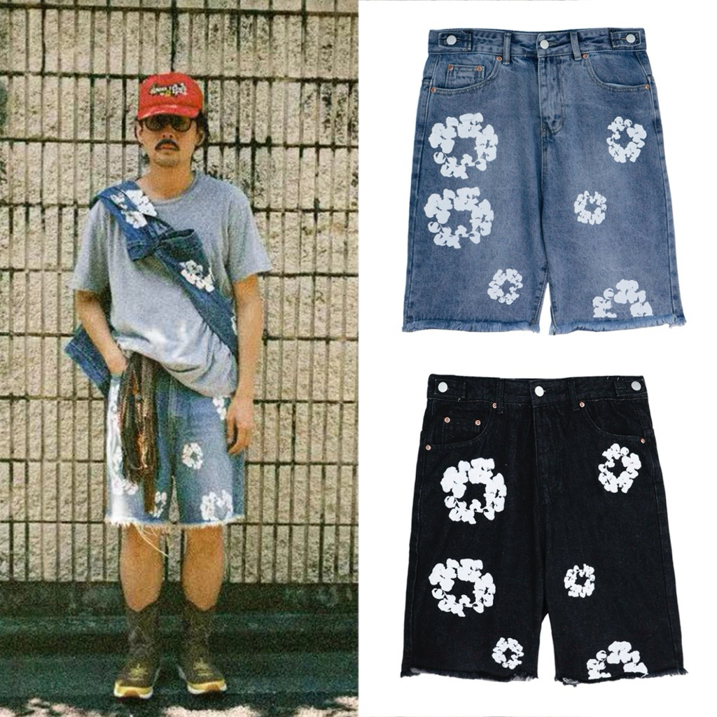 JORTS Denim Tears Celana Pendek Jeans Streetwear Skena