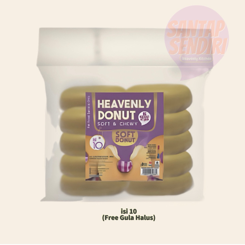 

Heavenly Kitchen Donat Soft Mini [1 pack isi 10]