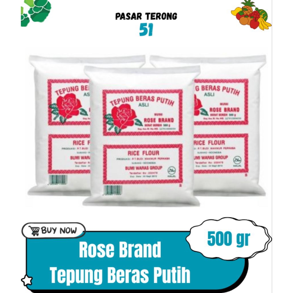 

Tepung Beras Rose Brand