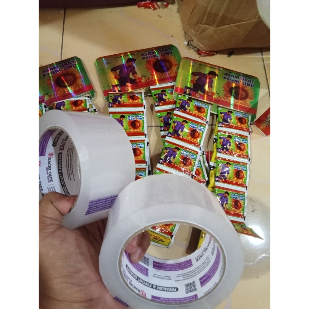 

Lak Ban bening transparan