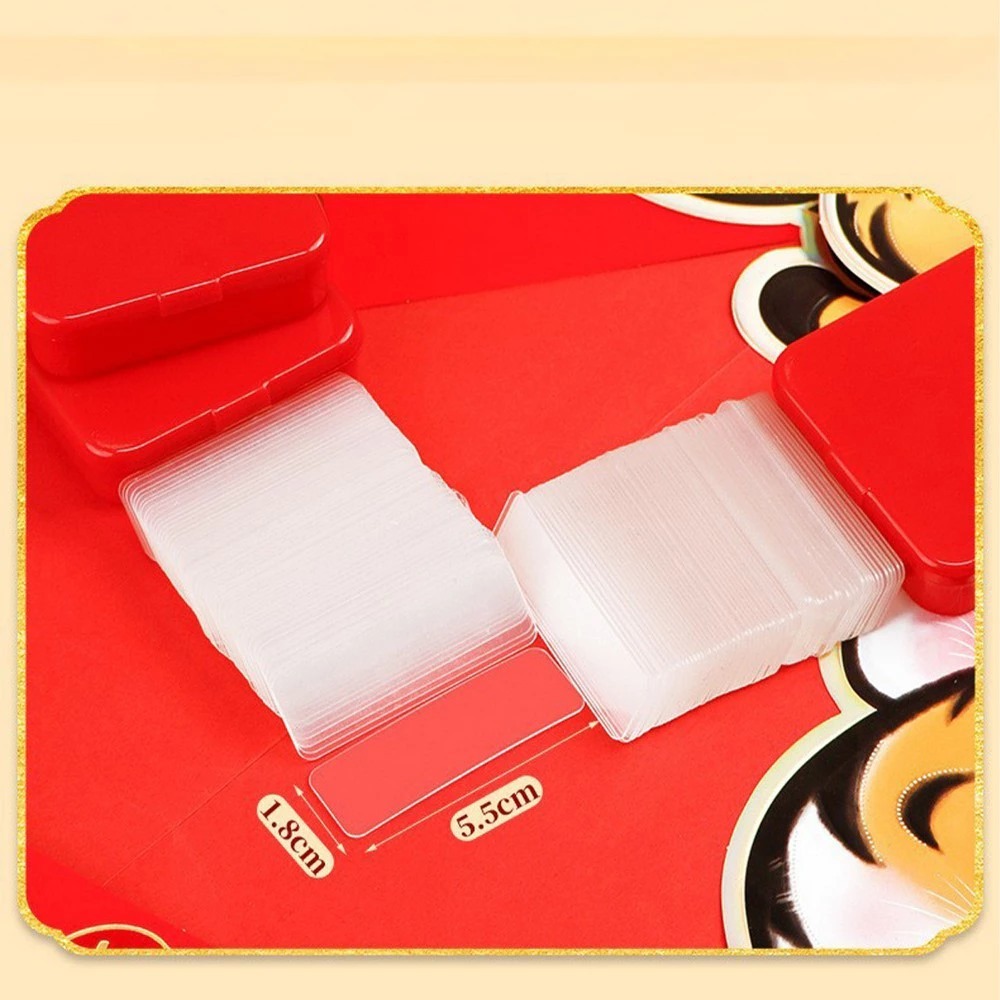 

Sticker Double Tape Box Mini Isi 60pcs Lakban 2 Sisi Serbaguna / Double Tape Nano Tape Perekat Transparan Portable