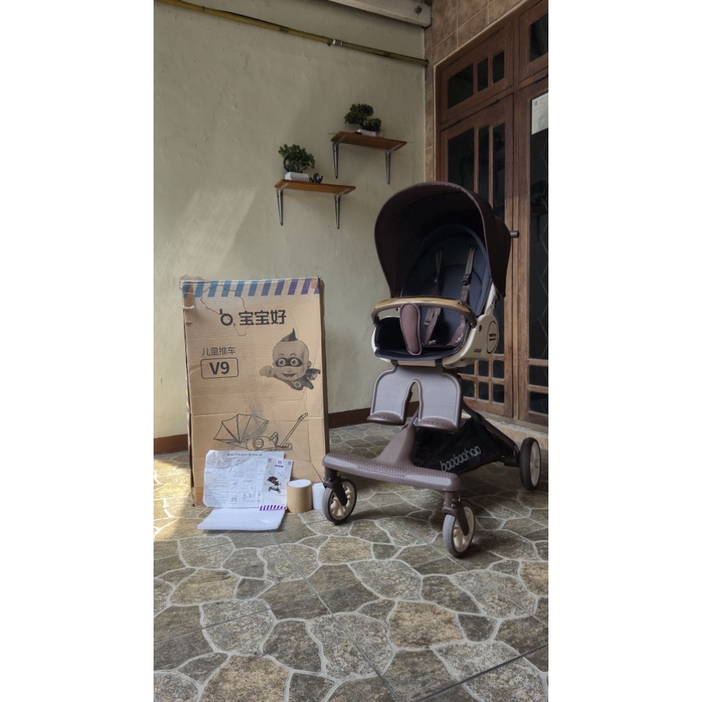 PRELOVED STROLLER BAOBAOHAO V9 FULLSET