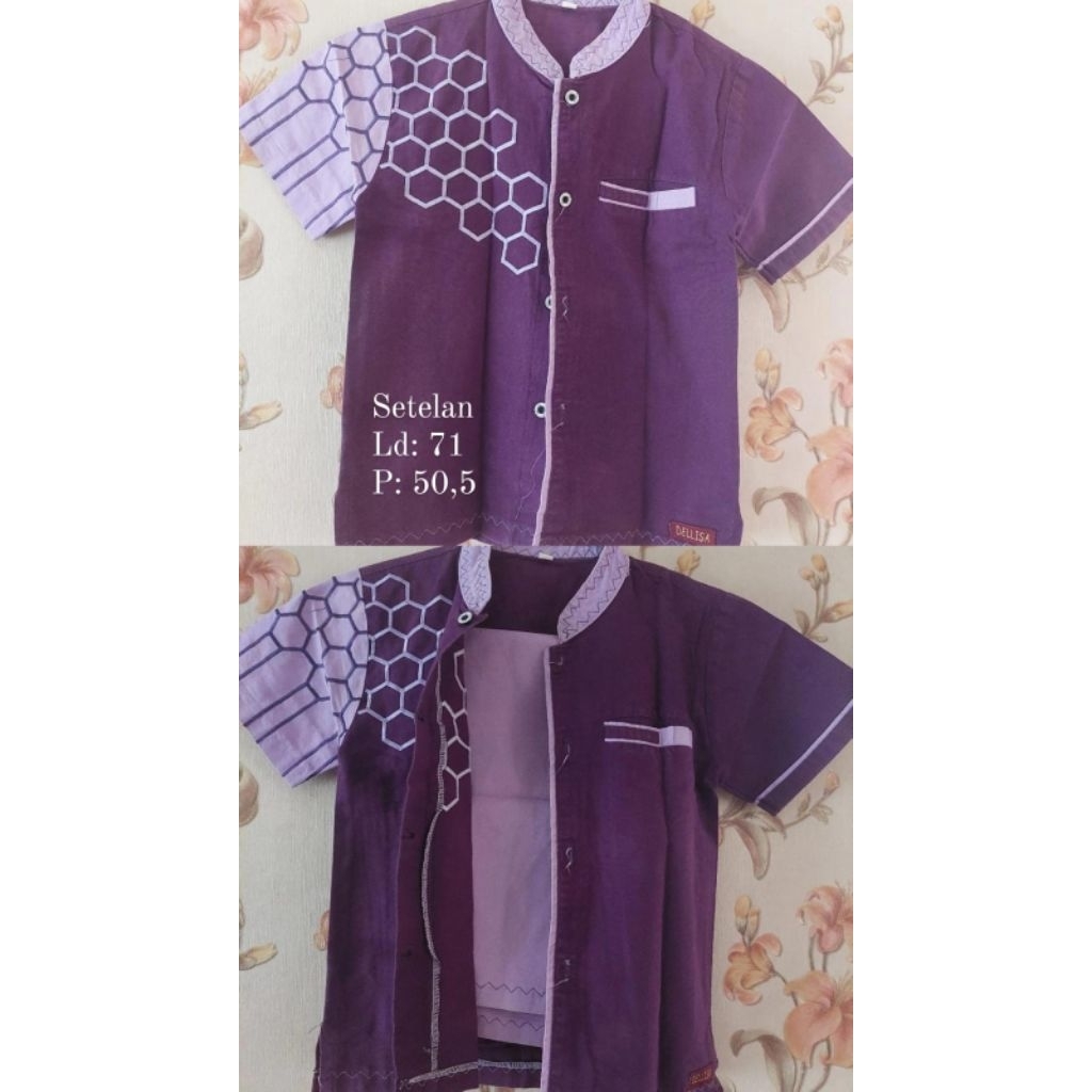 [Preloved] Setelan Baju Koko Anak Laki-laki