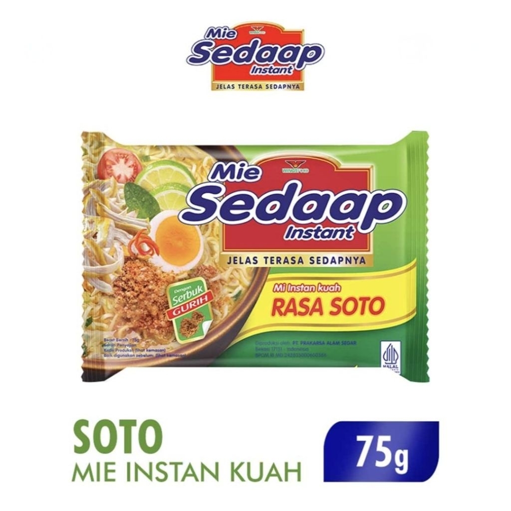 

Mie Sedaap Soto 75g