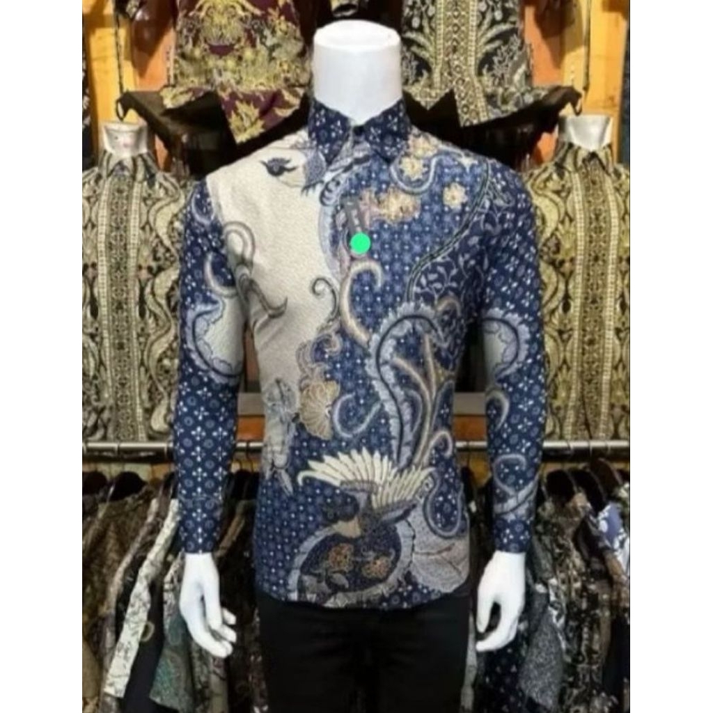 BATIK POLYMICRO LENGAN PANJANG SIZE M - 5L