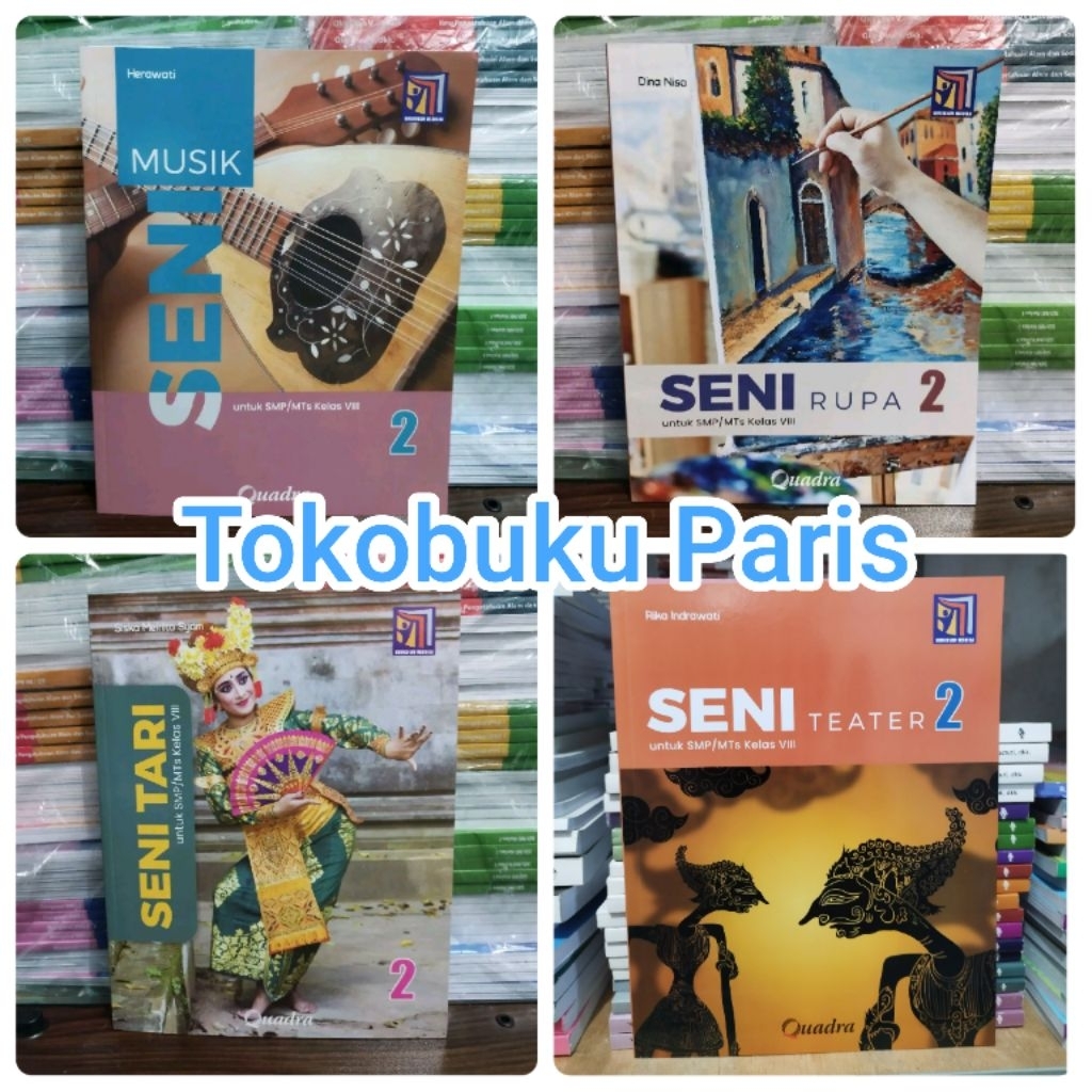 ORI & Baru Buku Seni Musik Rupa Tari Teater SMP MTS kelas 2 8 VIII Kurikulum Merdeka Quadra