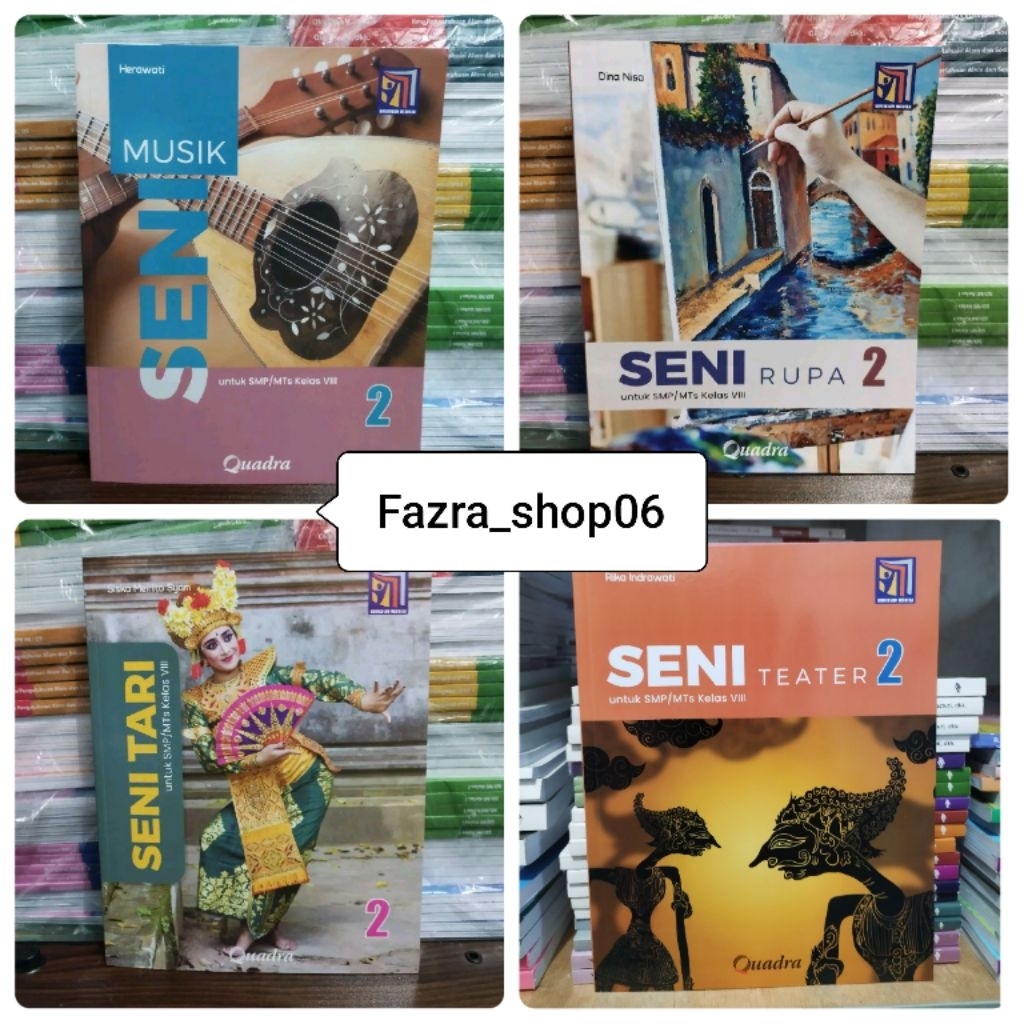 NEW & Baru Buku Seni Musik Rupa Tari Teater SMP MTS kelas 2 8 VIII Kurikulum Merdeka Quadra
