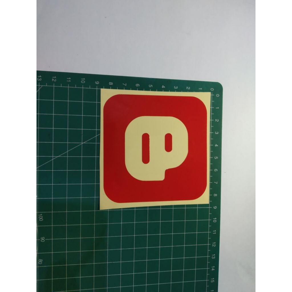 

stiker cutting blogger