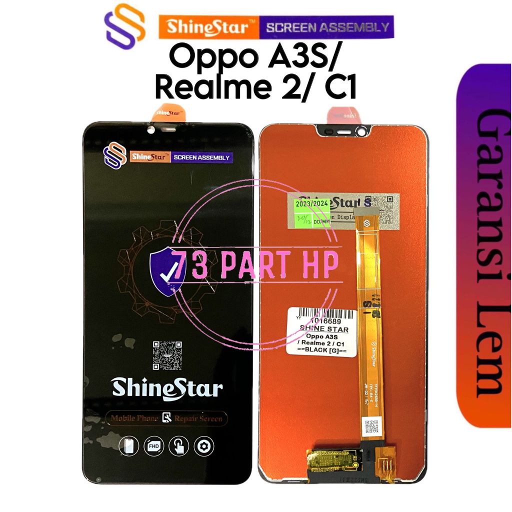 LCD Touchscreen Fullset OP A3S / OP A5 (A5 2018 / AX5) / OP A12E / Realme 2 / Realme C1 / A1603 / CP