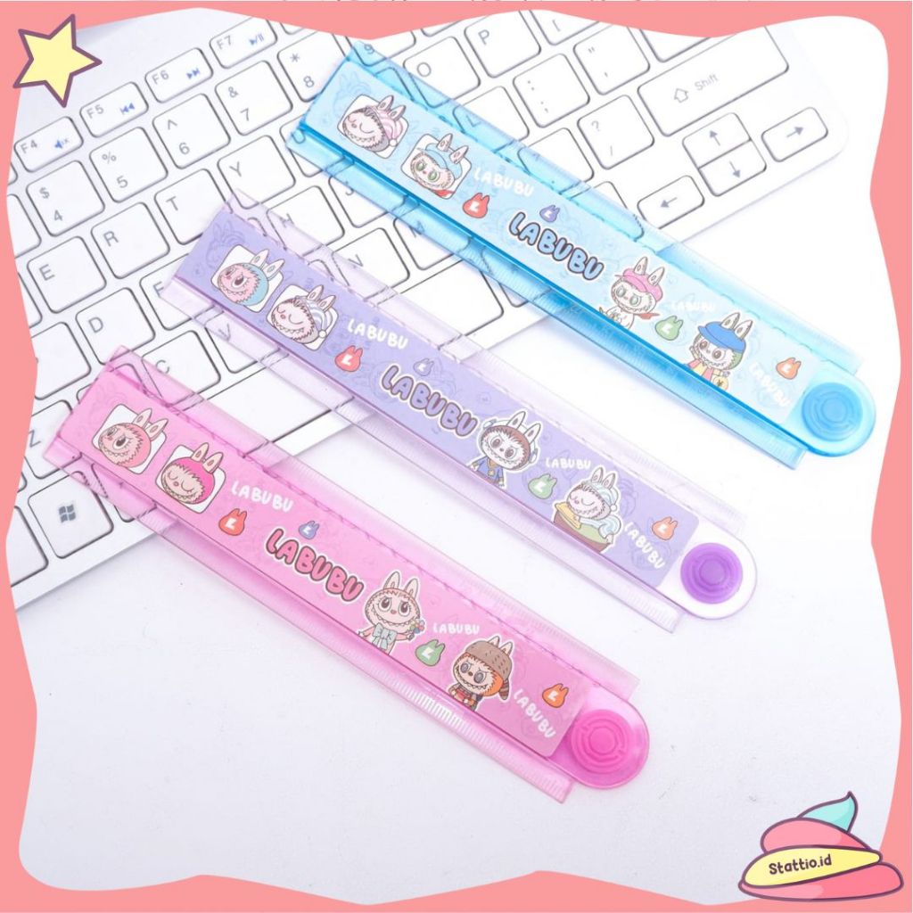 

Penggaris Lipat 30 cm Labubu PGG-1622 Ruler Mistar Plastik Garisan Buku Tulis Kertas Plastik