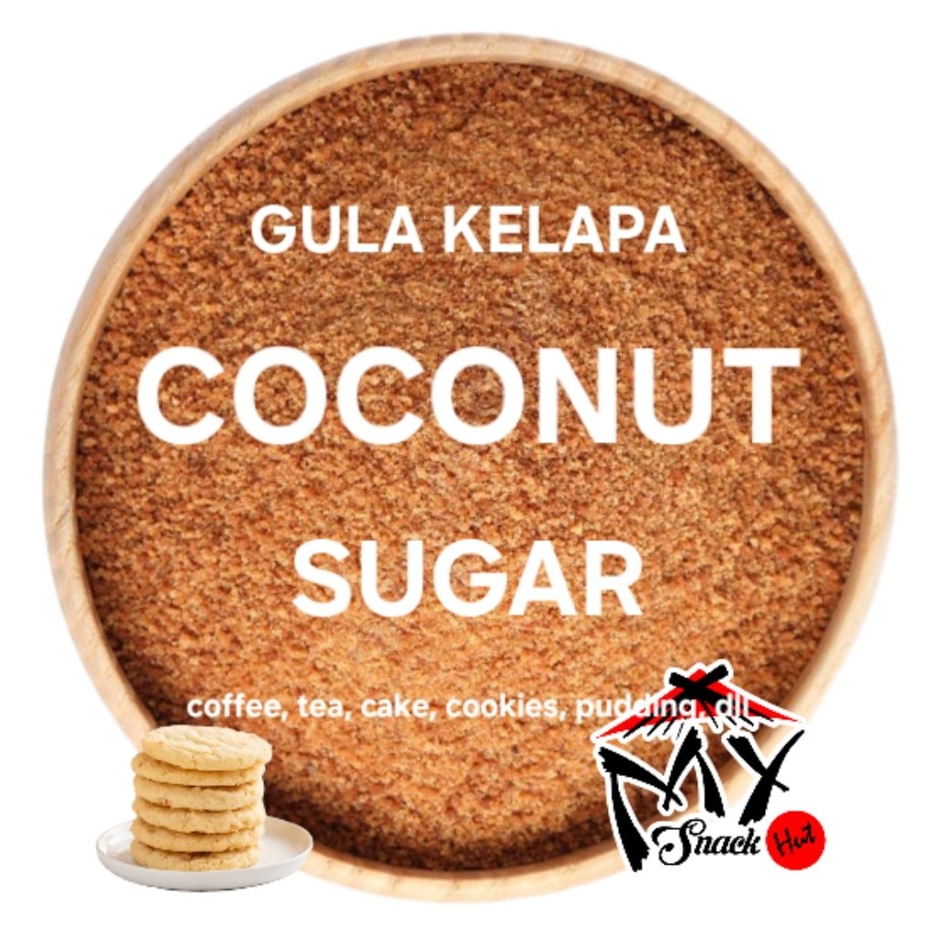 

COCONUT SUGAR 1KG GULA KELAPA BROWN SUGAR SWEET NIRA NECTAR COKLAT COKELAT ORGANIK ORGANIC KUE HALAL