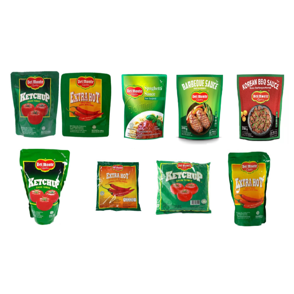 

DELMONTE SAUS TOMAT/SAMBAL/BBQ/SPAGHETI, 200ml/scht/1kg