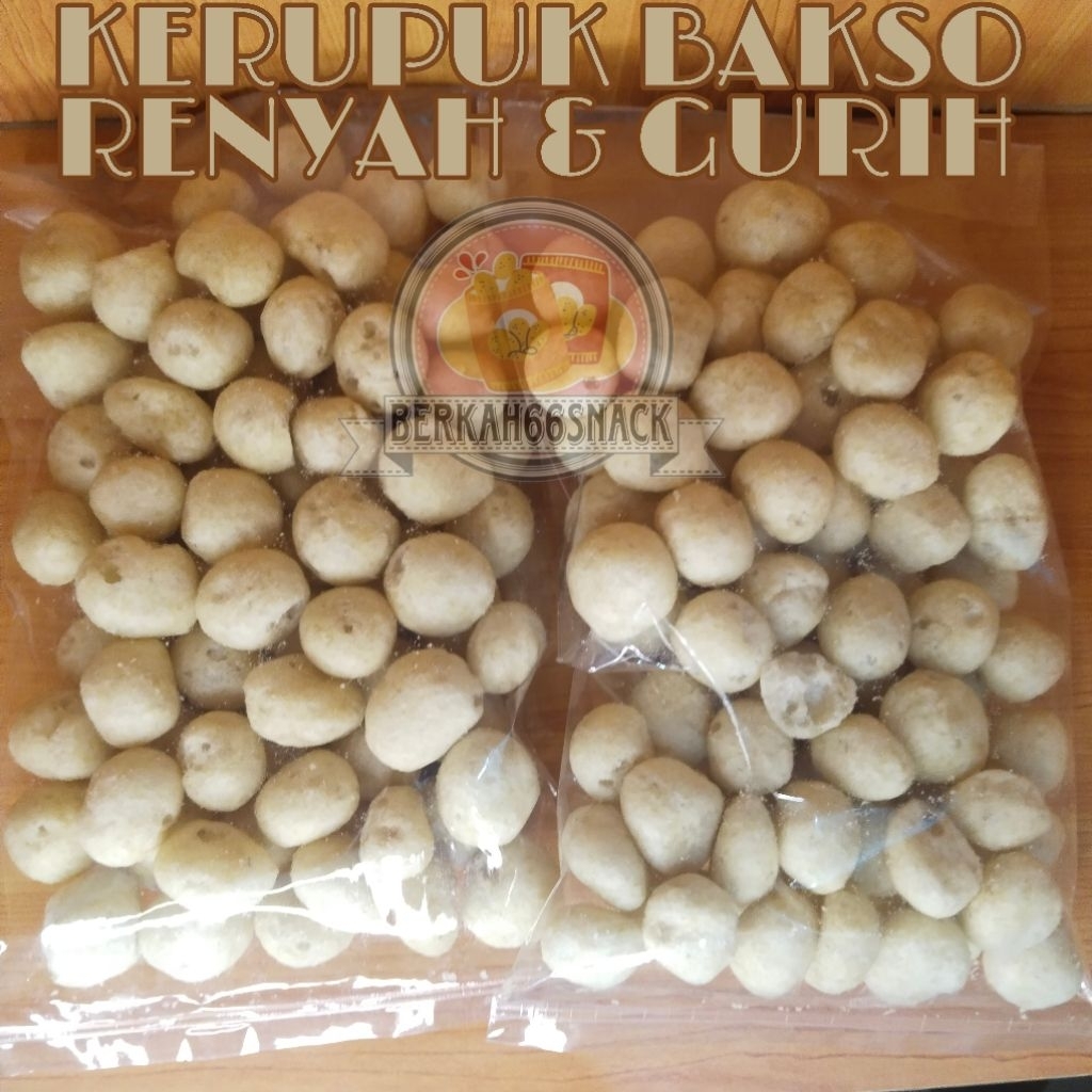 

Kerupuk Bakso Ikan 250g | Kerupuk Renyah | Kerupuk Rasa Ikan