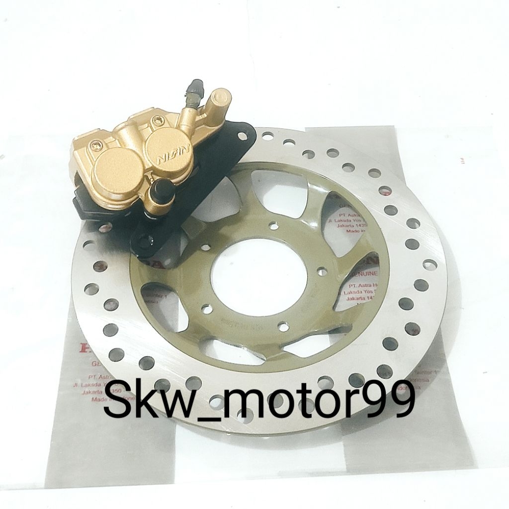 Piringan+Kaliper Depan Honda Supra X Lama, Supra Fit Lama