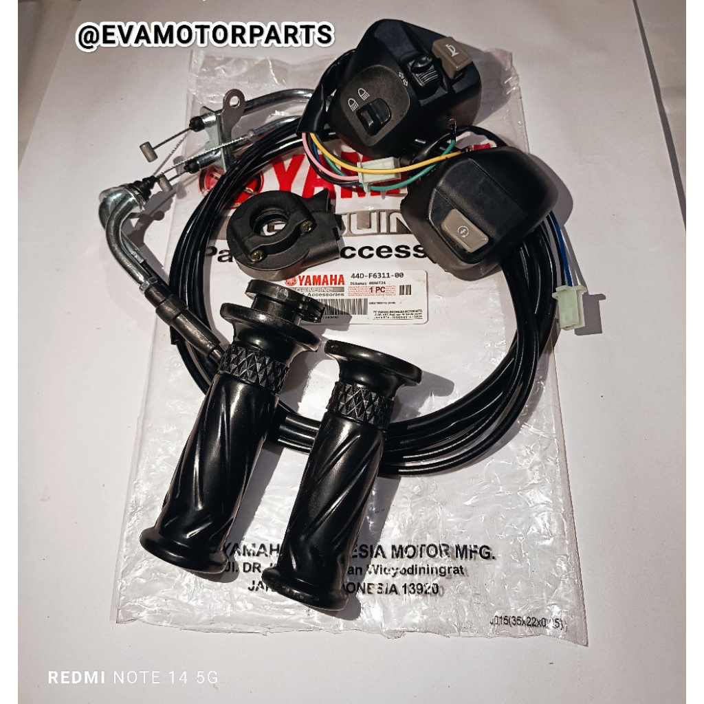 PAKET KABEL GAS + SAKLAR KANAN KIRI XEON KARBU XEON LAMA