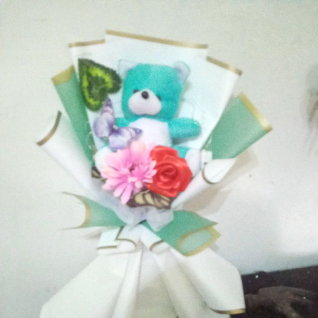 

Buket Teddy. buket cinta