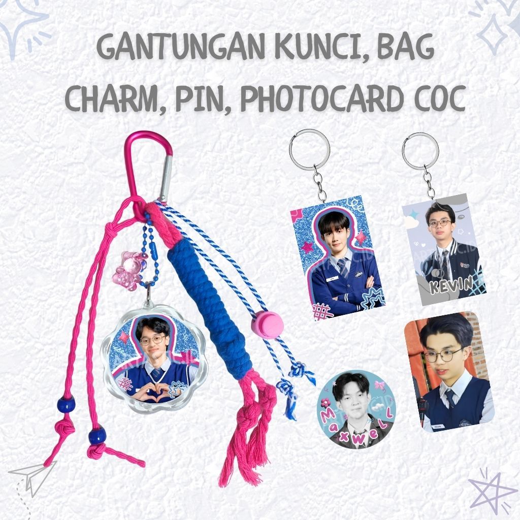 Gantungan Kunci COC, Bag Charm COC, Pin COC, Photocard COC, Gantungan Kunci Clash of Champions