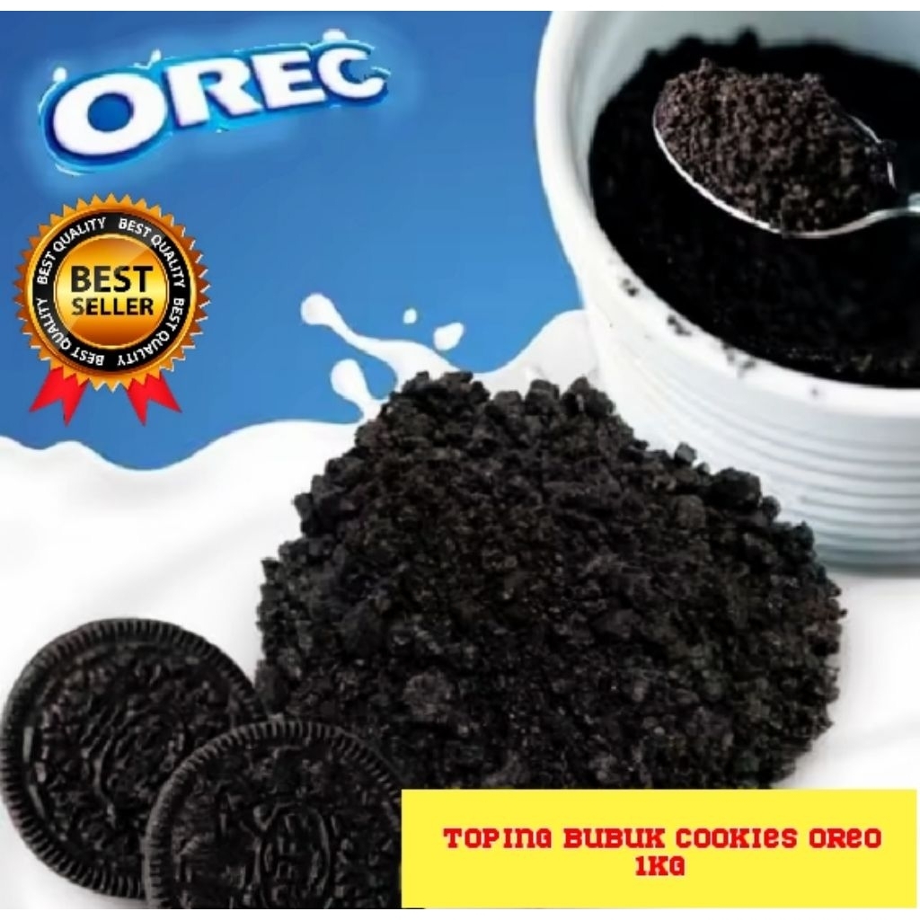 

Bubuk biskuit toping tabur kue/minuman 1kg economis ORI berkualitas