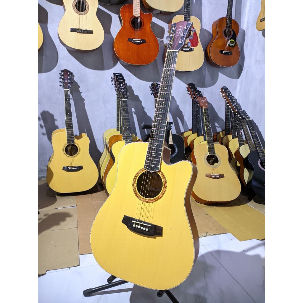 Gitar Akustik Cole clark Custom coklat natural
