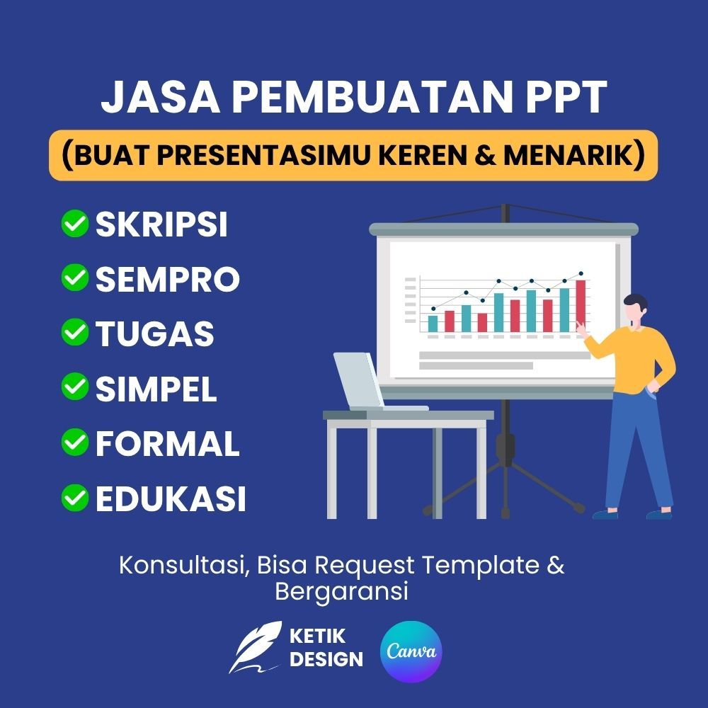 Jasa Pembuatan PPT Presentasi (Power Point) Express | PPT Tugas | PPT Sidang | PPT Sempro