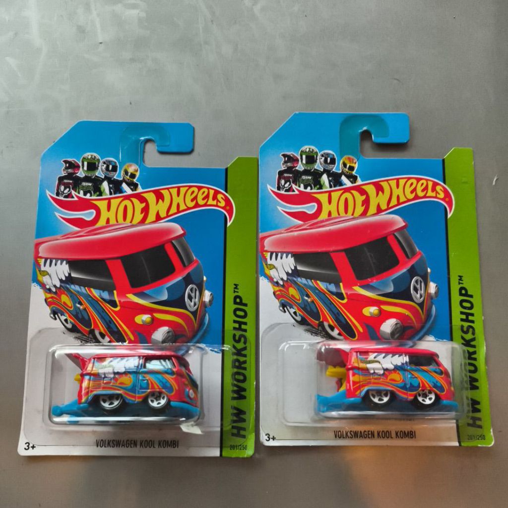 Hot Wheels Volkswagen Kool Kombi HW Workshop 2014 Merah Red