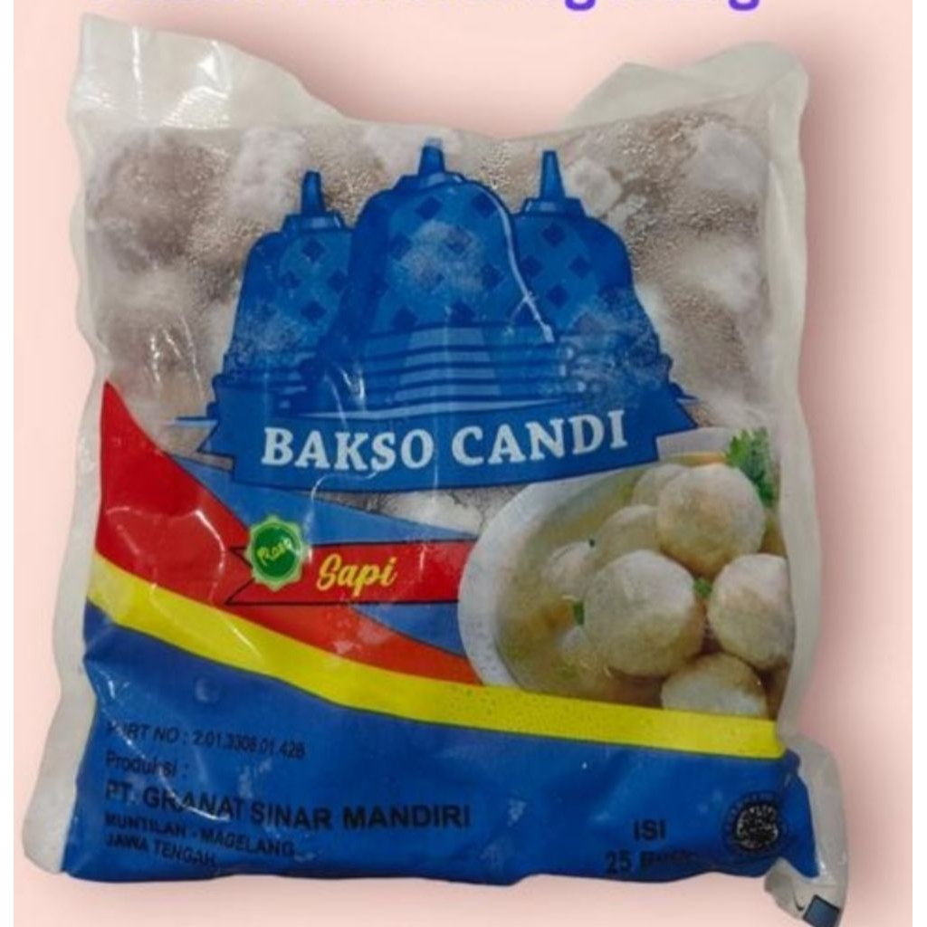 

Bakso Daging Sapi Candi isi 10 premium