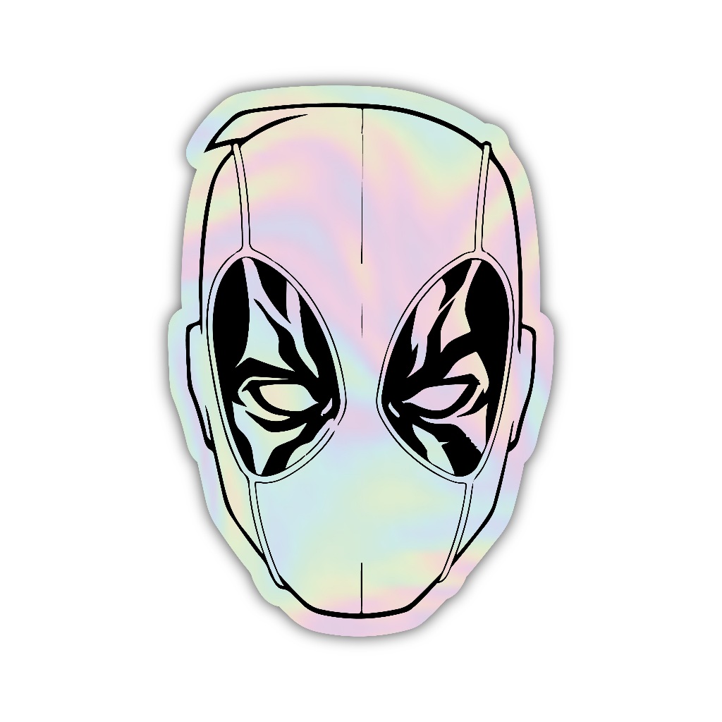 

Z413 sticker deadpool aesthetic, stiker hologram satuan