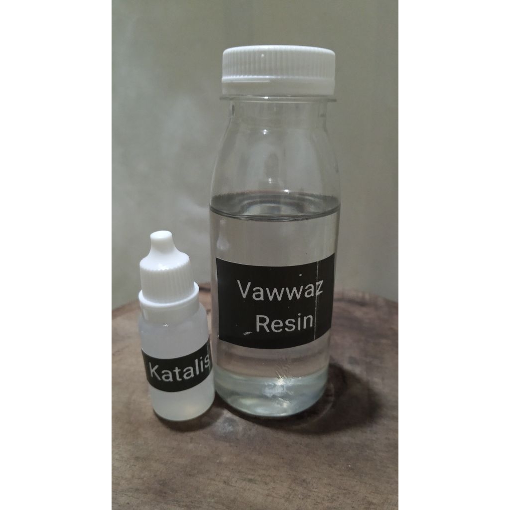 

Resin Polyester super bening 100grm + katalis