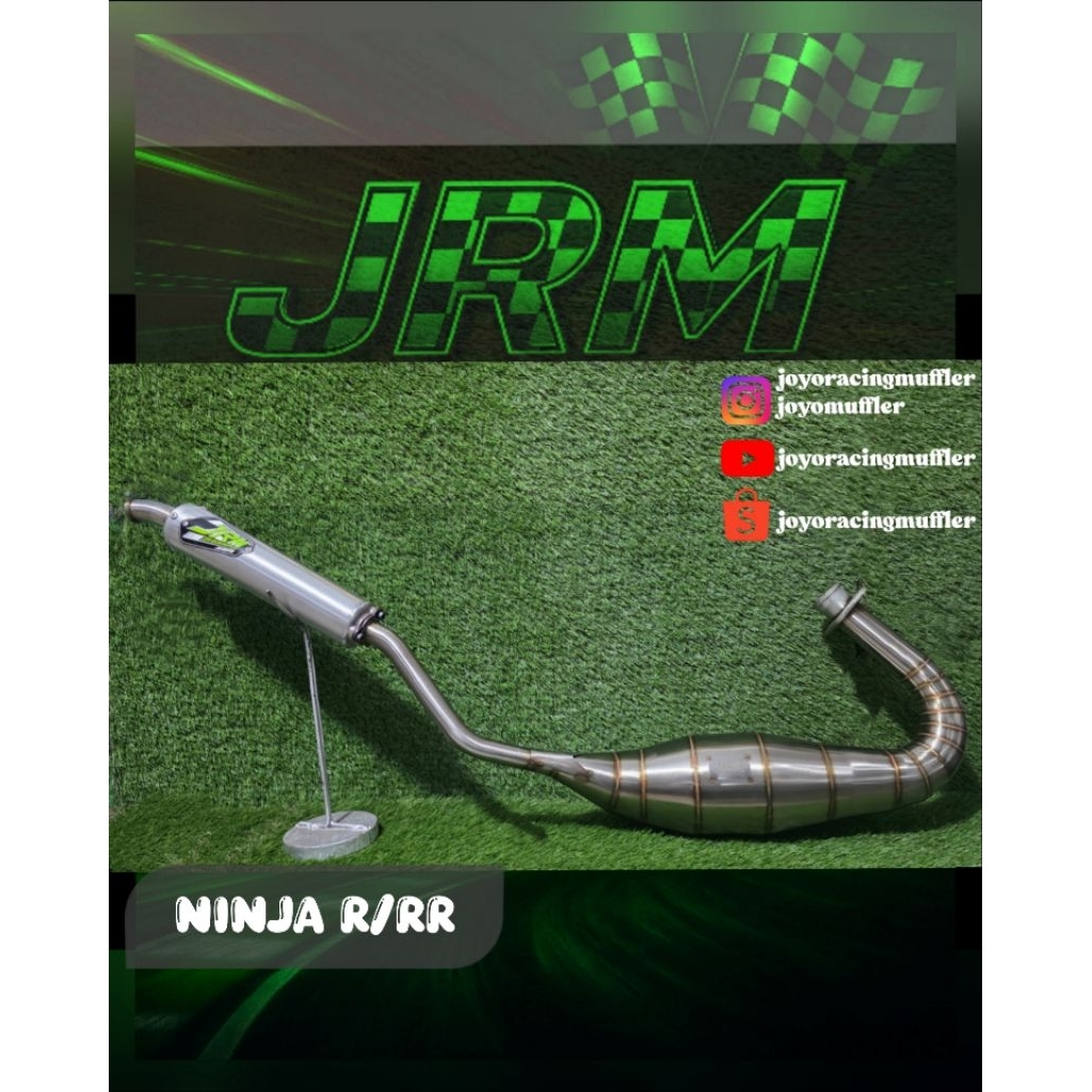 Knalpot racing ninja jrm racing muffler