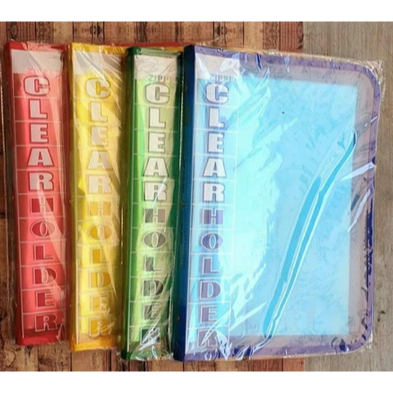 

Zyd Clear Holder Zipper Isi 20 - 40 Lembar Plastik TOPLA / Map Plastik Resleting Folio