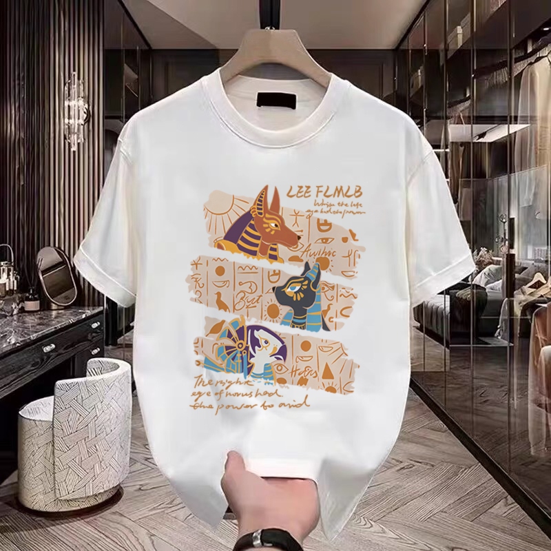 Kaos Couple Unik dengan Desain Eksklusif – Motif Misterius & Seni Lukis Dinding, Nyaman, Adem, dan L