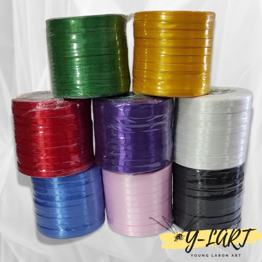 

Pita Kain Satin Warna