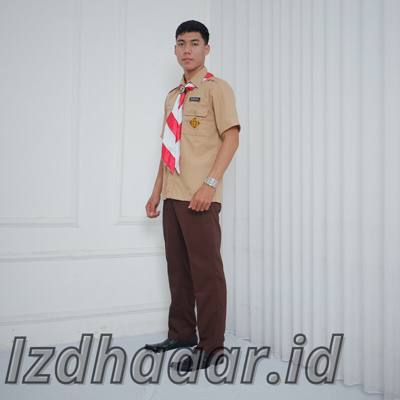 Baju_SERAGAM PDH PRAMUKA PRIA SETELAN PDH PRAMUKA PRIABAJU PRAMUKA SMABAJU PRAMUKA GURUBAJU PRAMUKA 
