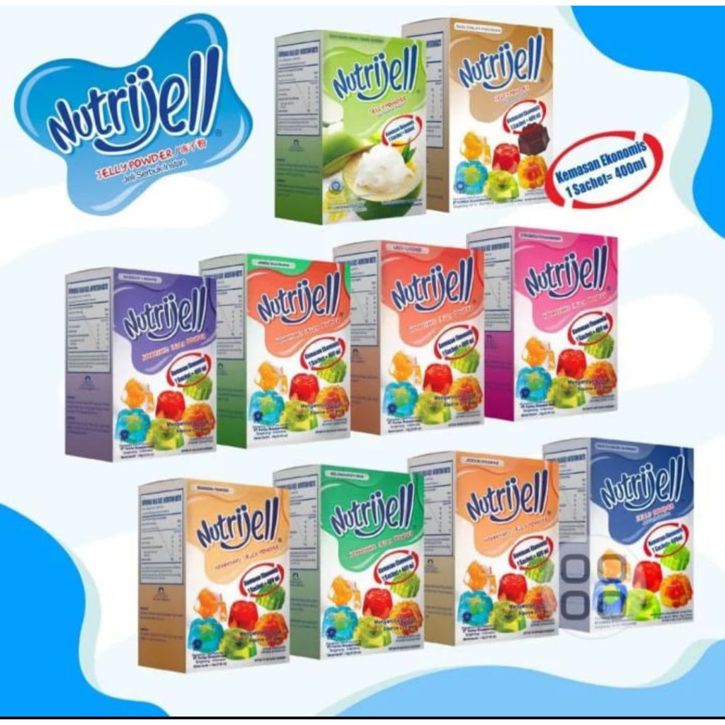 

NUTRIJEL AGAR-AGAR ANEKA RASA | NUTRIJEL BUAH 15g