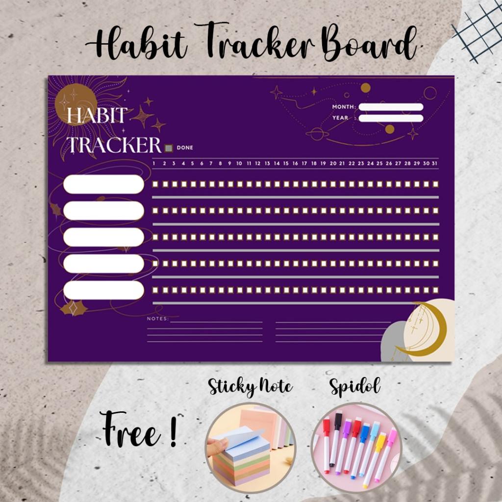 

Papan Tracker | Habit Tracker Board