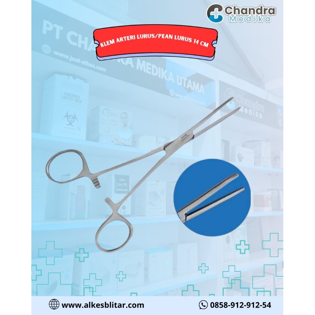 Klem Pean Arteri Lurus