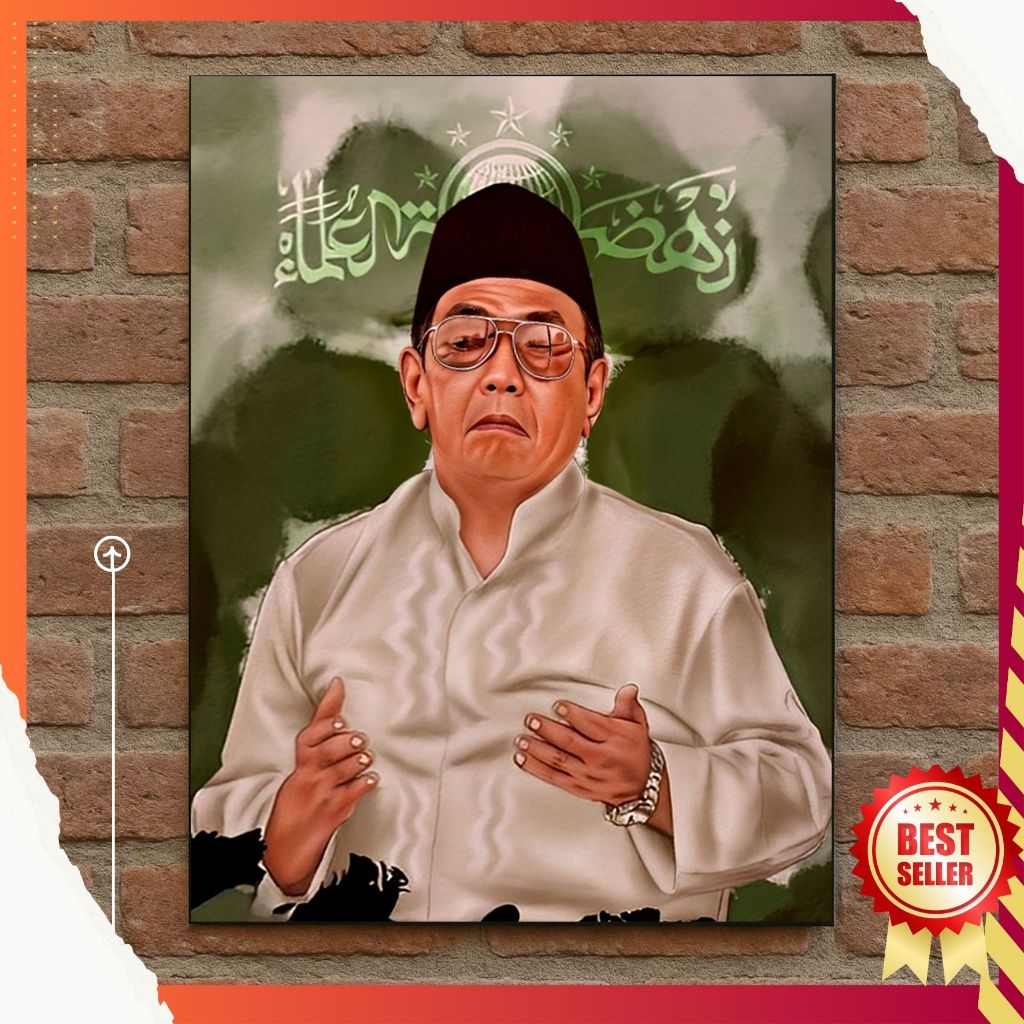 FOTO POSTER GUSDUR ( KH. Abdurrahman Wahid ) I Albatros 30x40