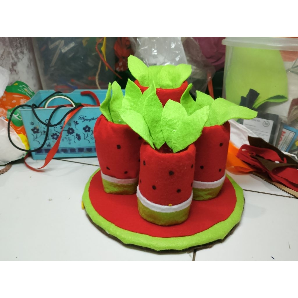 

ready cod tempat pensil strawberry