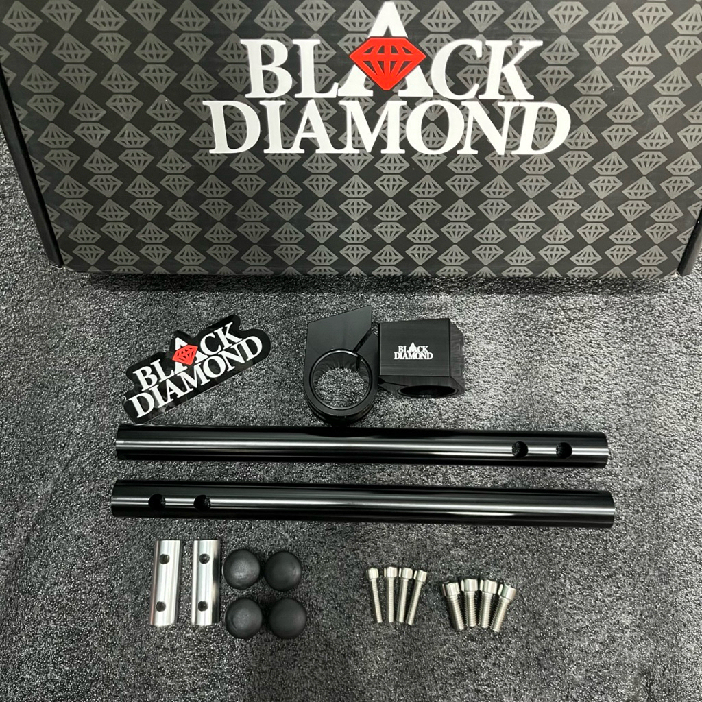 Stang Jepit Black Diamond Ukuran 33/37 mm Ninja-250 Fi/Ninja-250 Karbu/Ninja 150R/Ninja RR Mono/Z250