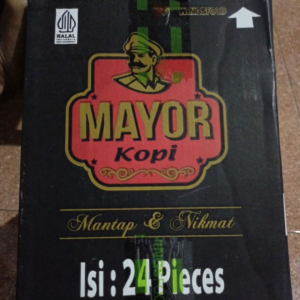 

Kopi mayor 1 karton isi 24pcs kopi bubuk kemasan 120gram