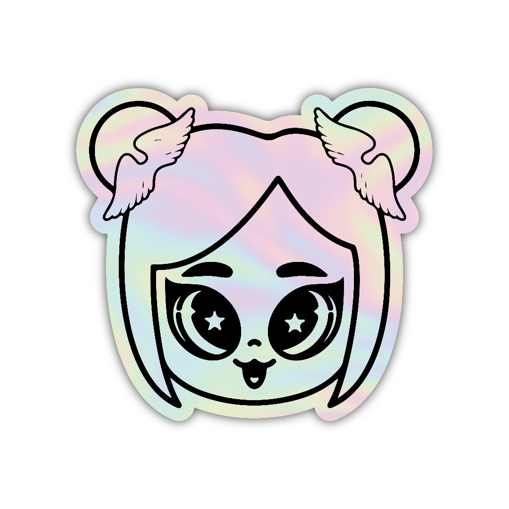 

Z482 sticker karakter y2k aesthetic, stiker hologram satuan