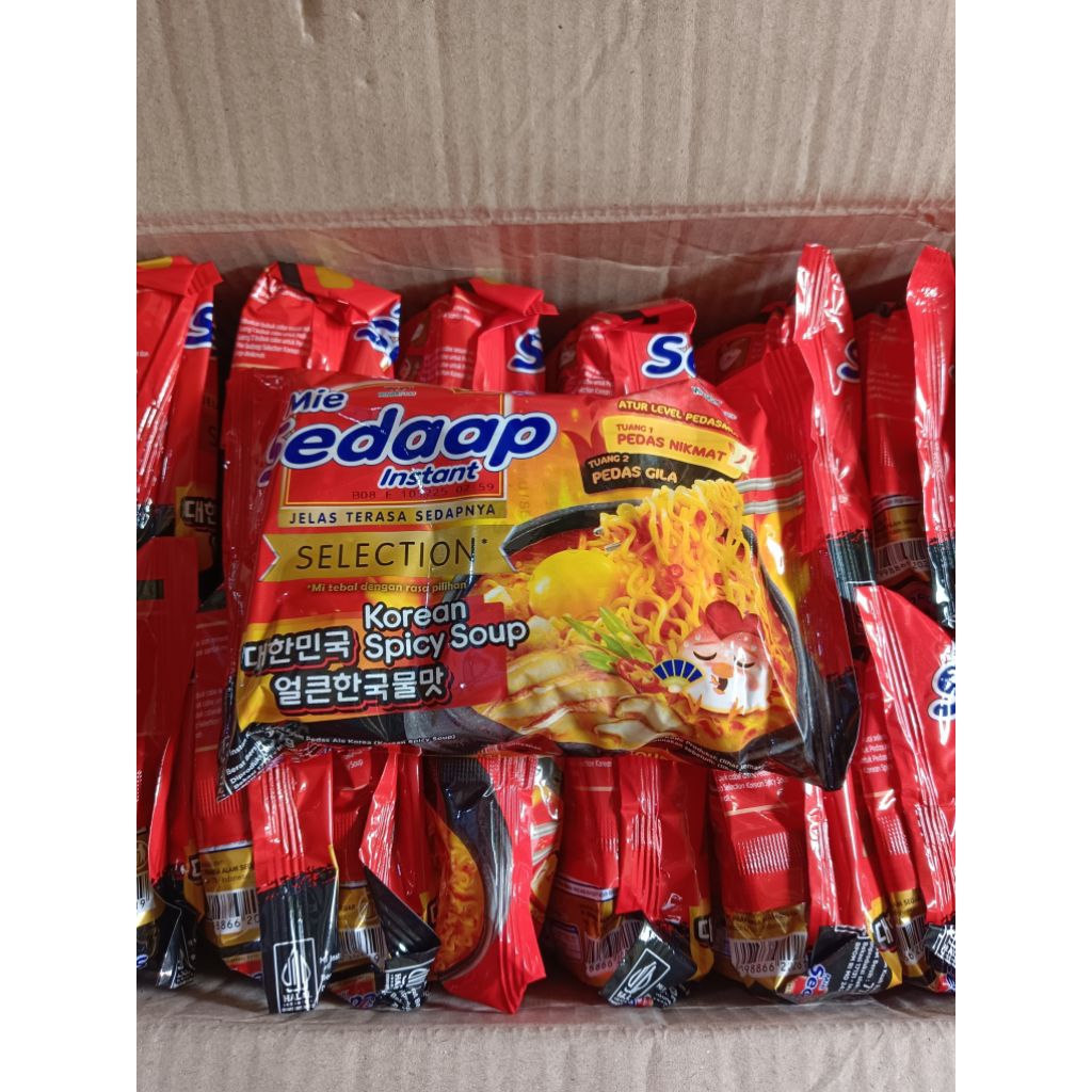

Mie Sedap Korean Spicy Soup