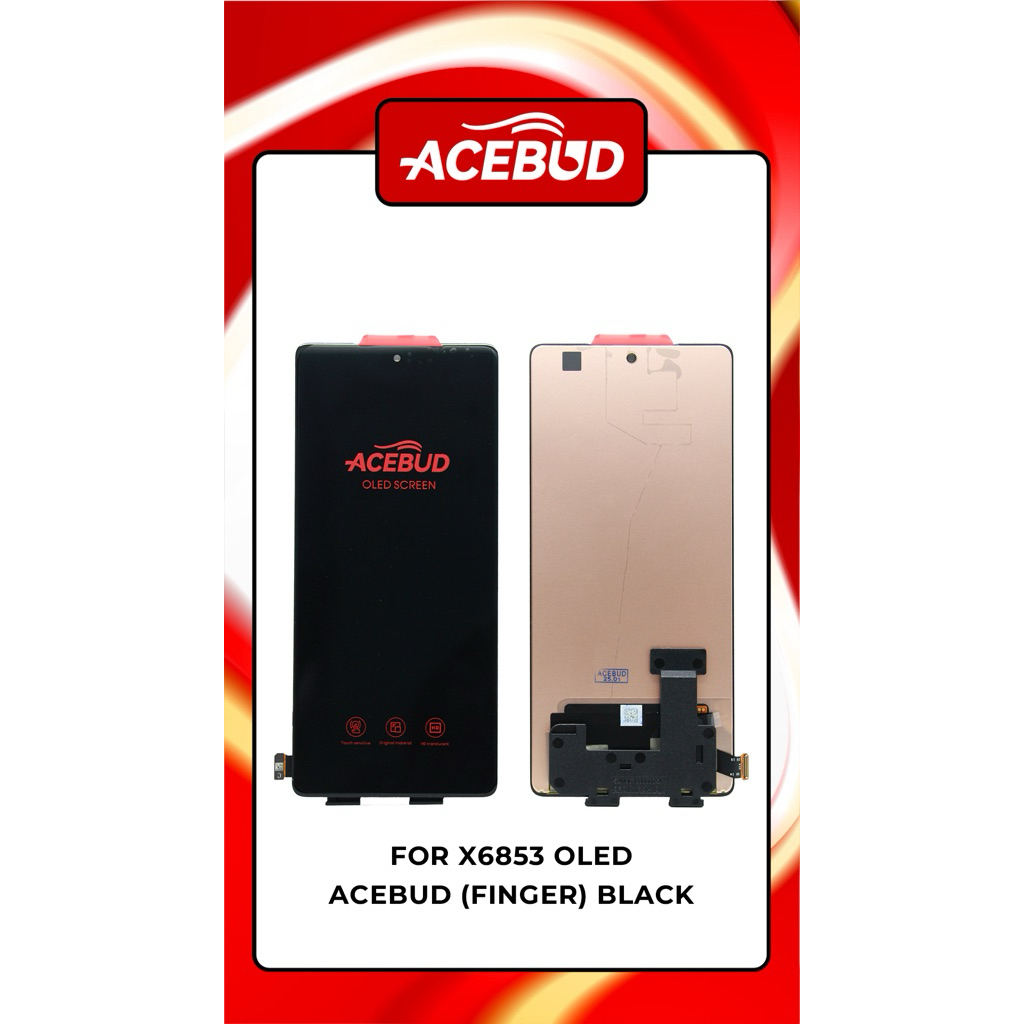 LCD INFINIX X6853 OLED ACEBUD BLACK+TS /X6871 (INFINIX NOTE 40/INFINIX GT 20 PRO) FINGERPRINT