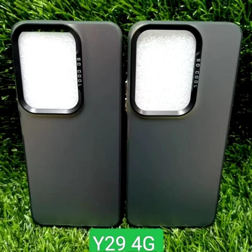 CASE IMD BLACK VIVO VIVO Y29 4G/Y29S/Y04 GASING HYBRID IMD BLACK SO COOL HOLOGRAM