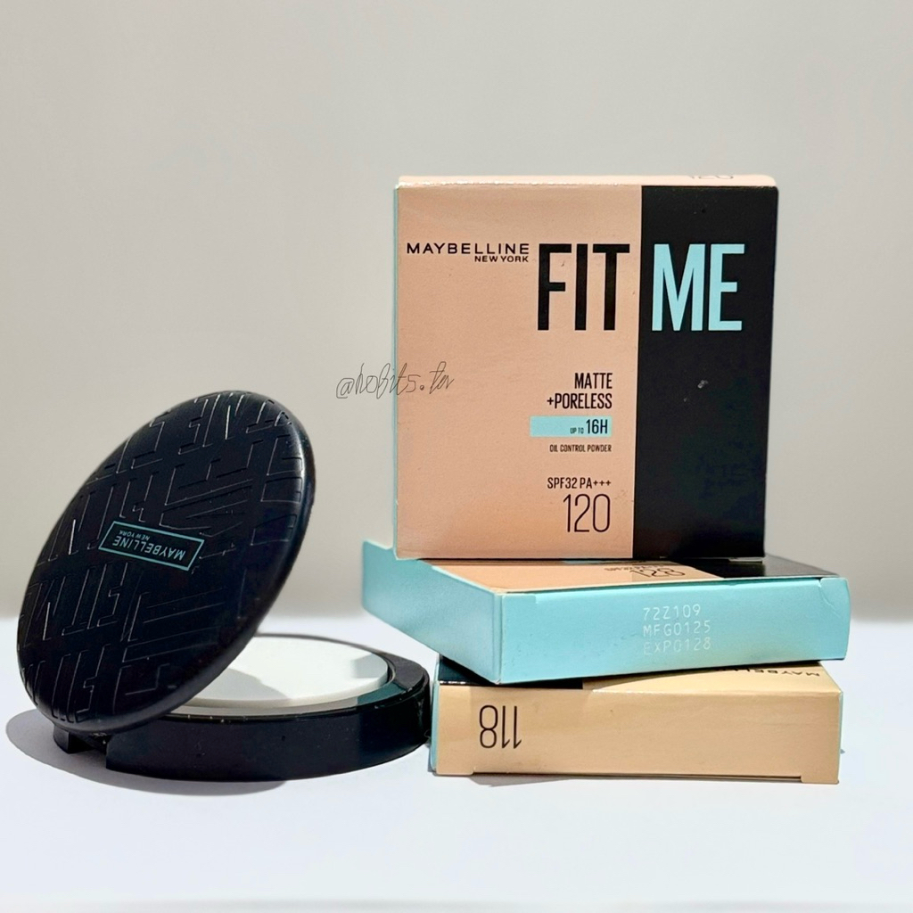 (100% ORI OFFICIAL) MAYBELLINE OFFICIAL Fit Me Matte + Poreless 16 Jam Oil Control Compact Powder SP