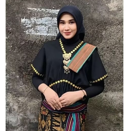baju adat lombok Setelan lambung Sasak viral Lombok Warna Hitam