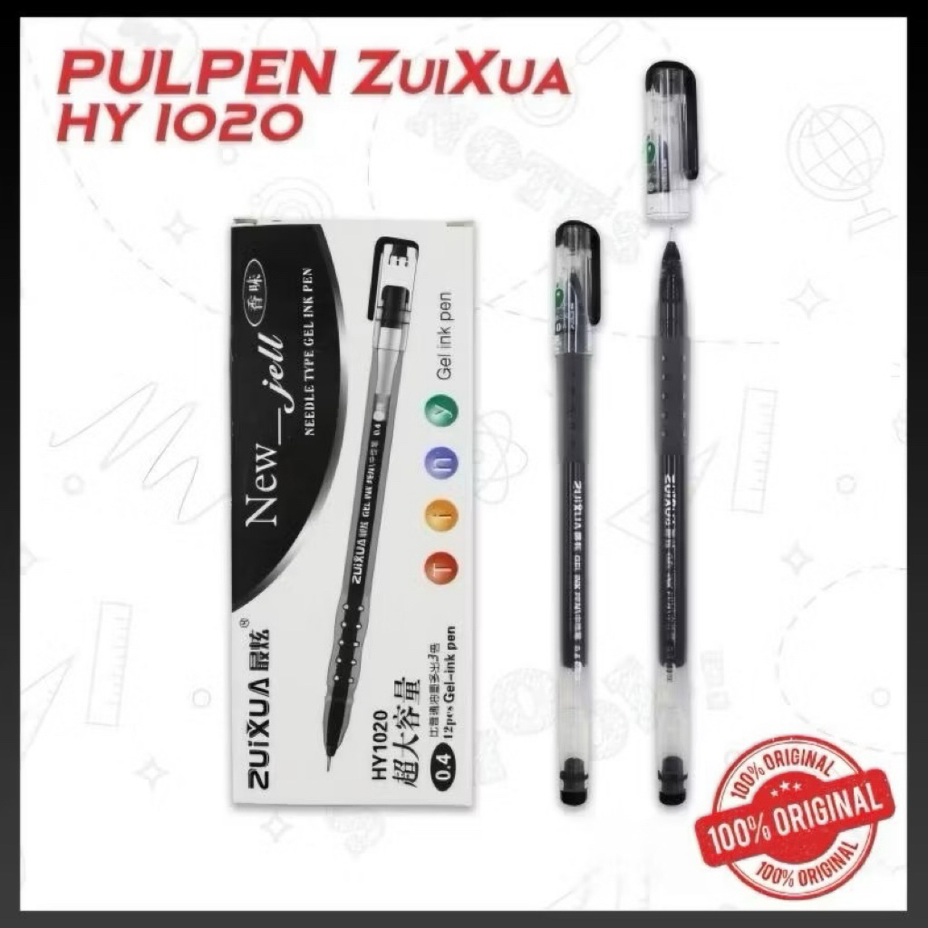 

Pulpen Gel Zuixua 0.4 mm Gel pen Zuixua / Van - Art 04.mm 12 pcs