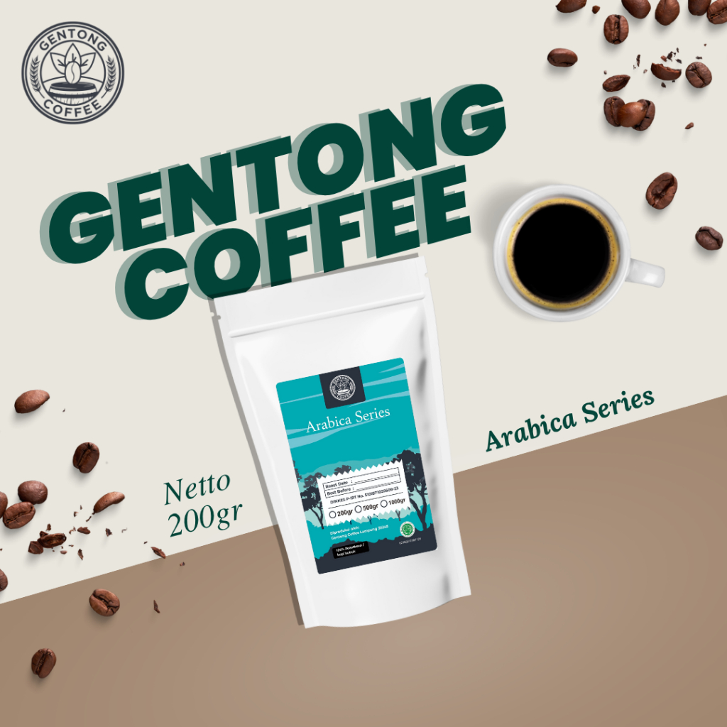 

Biji kopi roasted bubuk full arabika temanggung 200 gram