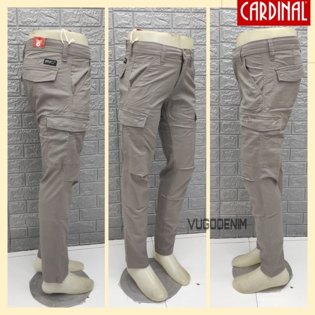 CARDINAL celana panjang cargo pria