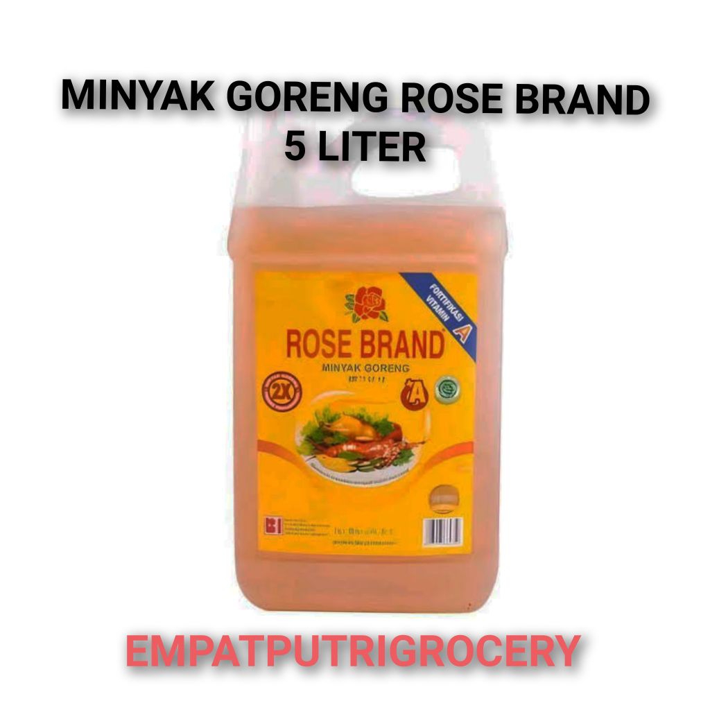 

Minyak goreng rose brand 5 liter
